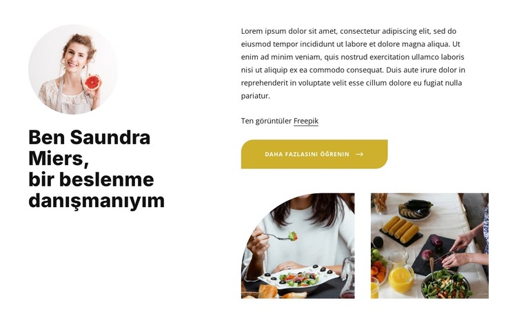 Beslenme danışmanı CSS Şablonu