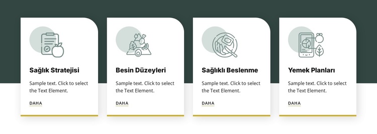 Gıda ve beslenme WordPress Teması