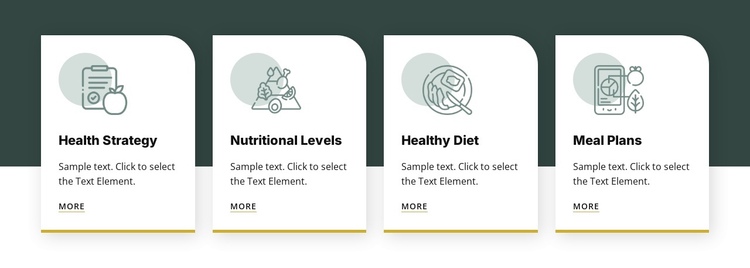 Food and nutrition Website Builder Software