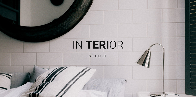 Interior solutions studio Wix Template Alternative