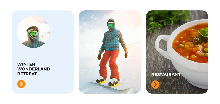 Alpine Dreams Ski Tour CSS Template