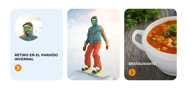 Excursión de esquí Alpine Dreams Plantilla CSS