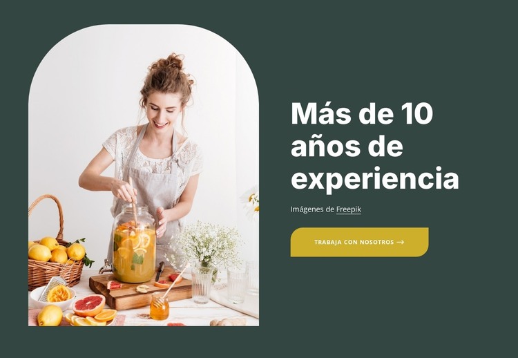 Nutricionista naturópata certificada Plantilla HTML