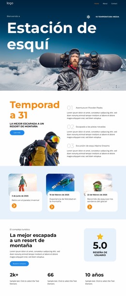 Experiencia De Felicidad En La Montaña - Plantilla Joomla Multipropósito