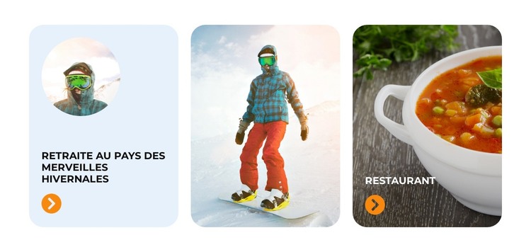 Randonnée à ski Alpine Dreams Modèle HTML