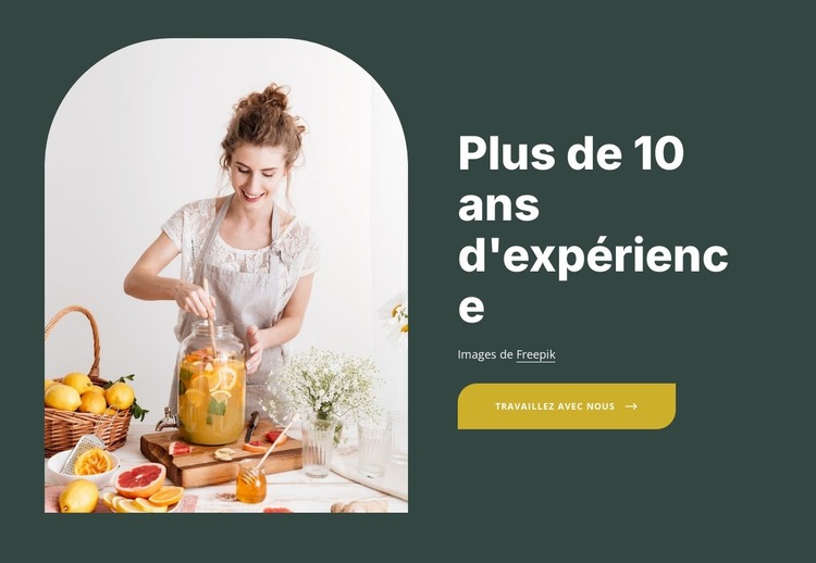 Naturopathe nutritionniste certifiée Modèle HTML