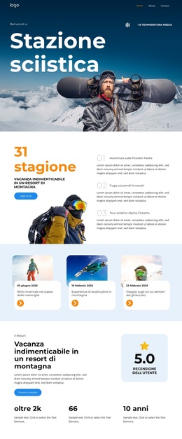 Esperienza Di Beatitudine In Montagna - Tema WordPress Reattivo