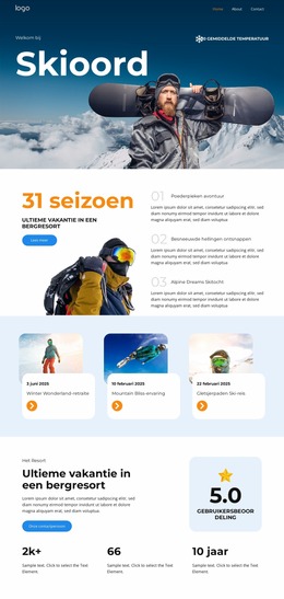 Mountain Bliss-Ervaring - Multifunctionele Joomla-Sjabloon