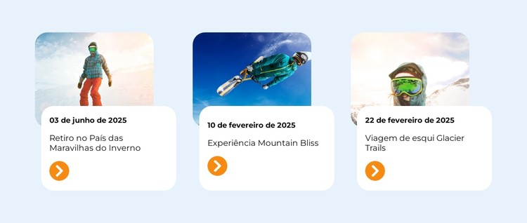 O melhor resort de montanha Template CSS