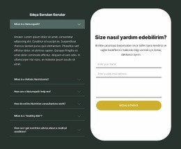 Kişisel Beslenme Danışmanlığı - Ücretsiz Indirilebilen Web Sitesi Maketi