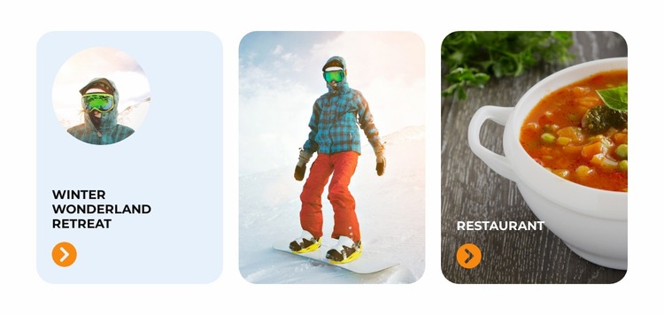 Alpine Dreams Ski Tour Website Mockup