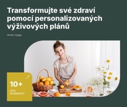 Poradenství V Oblasti Výživy A Životního Stylu – Kreativní Víceúčelová Šablona