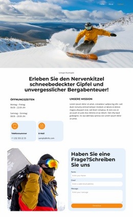 Erobern Sie die Pisten Startseiten