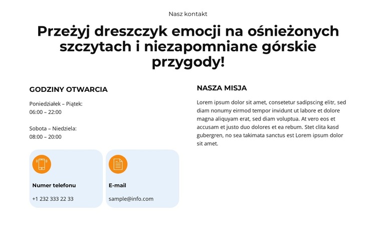 Ucieczka do śniegu Motyw WordPress