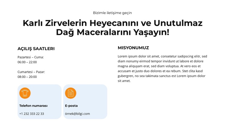 Kar'a Kaçış WordPress Teması