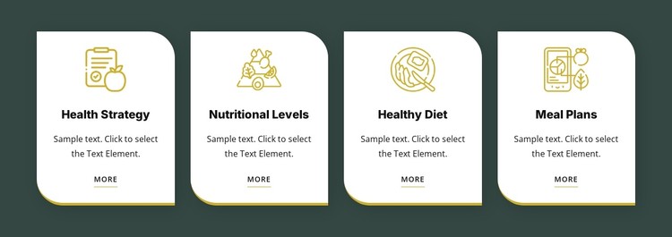 Healthy eating and diet CSS Template