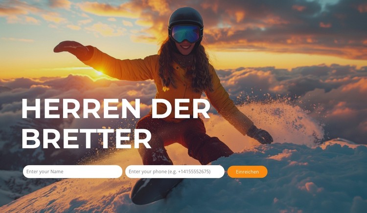 Entdecken Sie das Schneeglück CSS-Vorlage