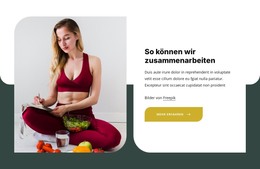 Individuelles Ernährungscoaching - Site-Vorlage