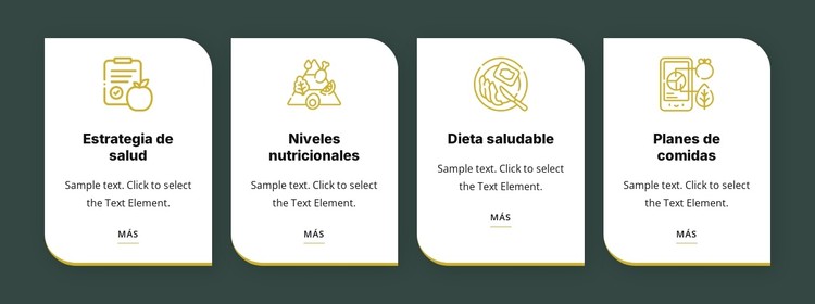 Alimentación y dieta saludable Plantilla CSS