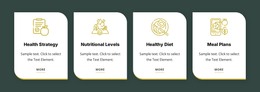 Healthy eating and diet - CSS Template by Nicepage