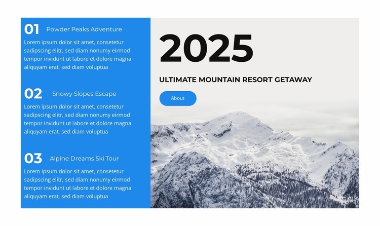 Chase Alpine Adventures Html Website Builder