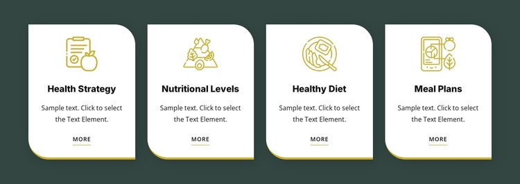 Healthy eating and diet HTML5 Template