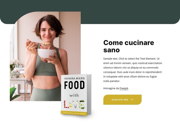 Nozioni di base per un'alimentazione sana Modello CSS