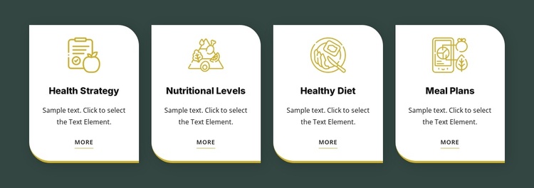 Healthy eating and diet Joomla Template