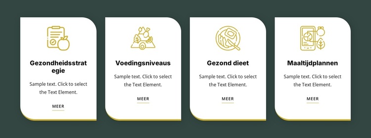 Gezond eten en dieet WordPress-thema