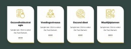 Gezond Eten En Dieet - Eenvoudig Website-Ontwerp