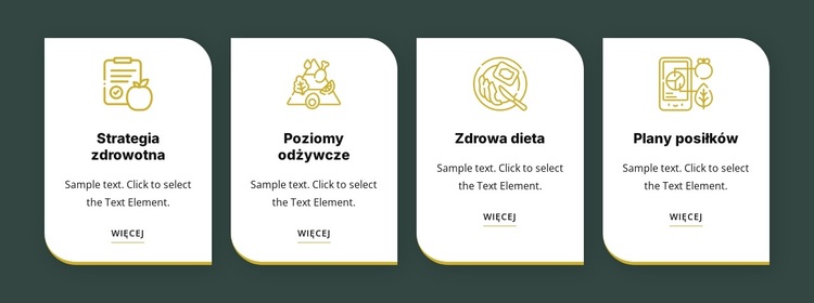 Zdrowe odżywianie i dieta Motyw WordPress