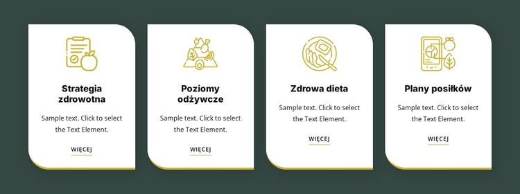 Zdrowe odżywianie i dieta Szablon CSS