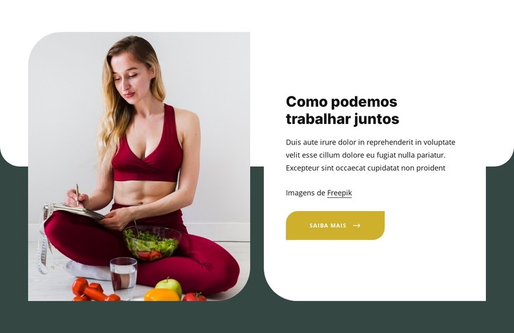 Coaching nutricional personalizado Template CSS