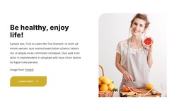 Eating A Healthy, Balanced Diet - Templates Website Design