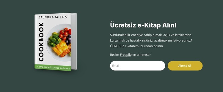 Diyet ve beslenme e-kitabı CSS Şablonu