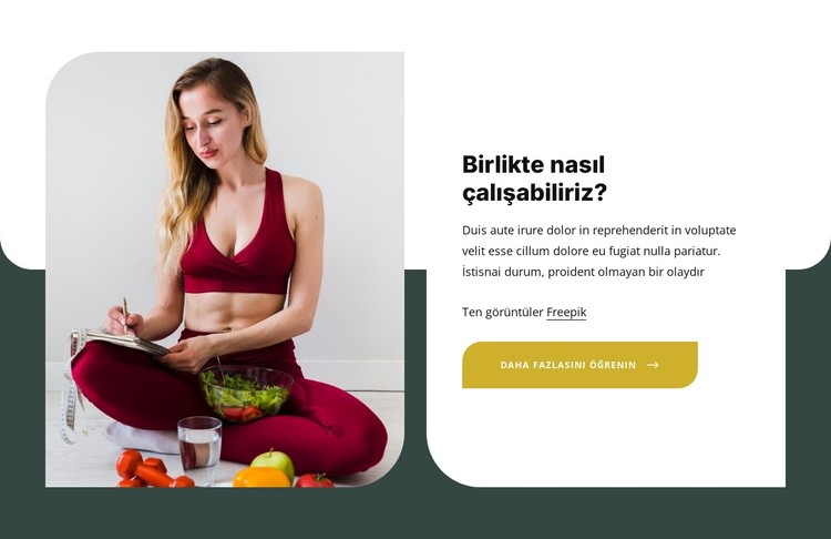 Kişiye özel beslenme koçluğu CSS Şablonu