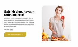 Sağlıklı Ve Dengeli Beslenmek - Basit Joomla Şablonu