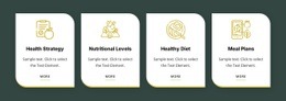 Healthy Eating And Diet - Best One Page Website