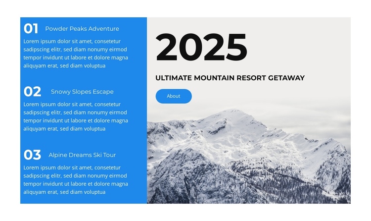 Chase Alpine Adventures Website Builder Software