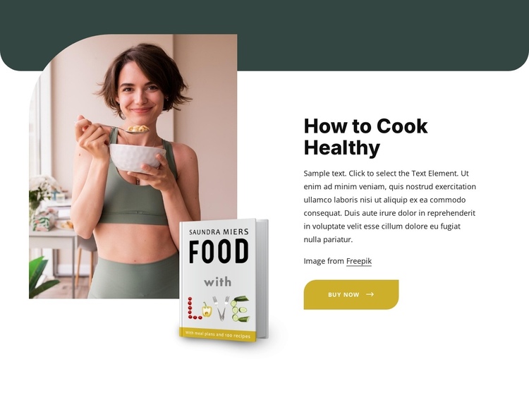 Healthy eating basics Website Builder Software