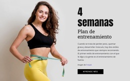 Diseña Tu Plan De Entrenamiento - HTML Website Builder