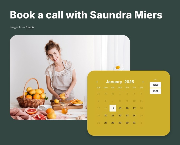 Book a free advice call now HTML Template