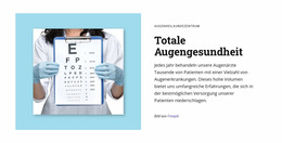 Totale Augengesundheit – Kostenloses Joomla-Website-Template