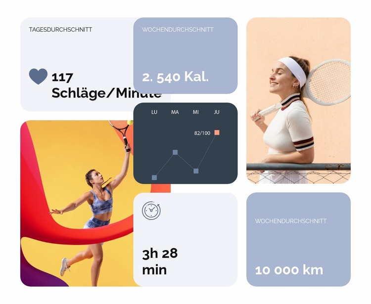 Kraftvolle Aufschläge Joomla Vorlage