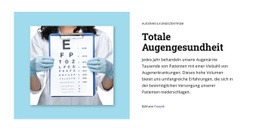 Totale Augengesundheit - Anpassbare Vorlage