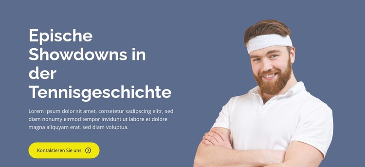 Auf der Jagd nach dem perfekten Schuss Website-Vorlage