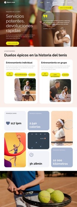 Maestros de la Corte Maquetas de sitios web