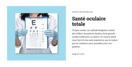 Santé Oculaire Totale – Modèle Personnalisable