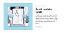 Santé Oculaire Totale - Modèle De Site Web Joomla Gratuit