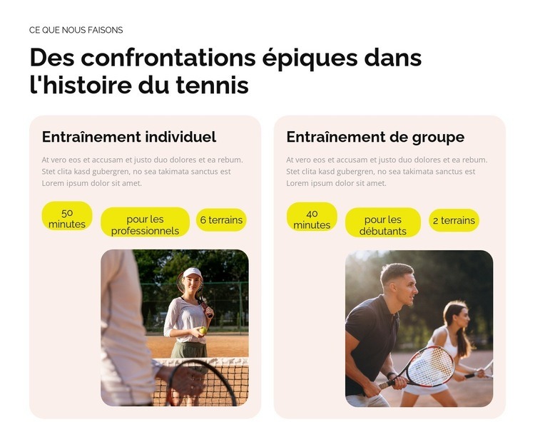 Des rivalités qui inspirent Modèle